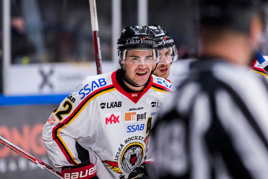Luleås Karl Fabricius jublar