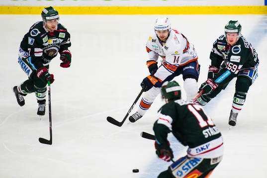 Frölundas Henrik Tömmernes, Simon Hjalmarsson och
