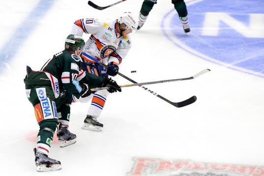 Frölundas Sean Bergenheim och Växjös Erik Josefsson