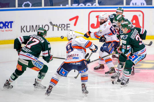 Växjös Linus Fröberg gör 0-1