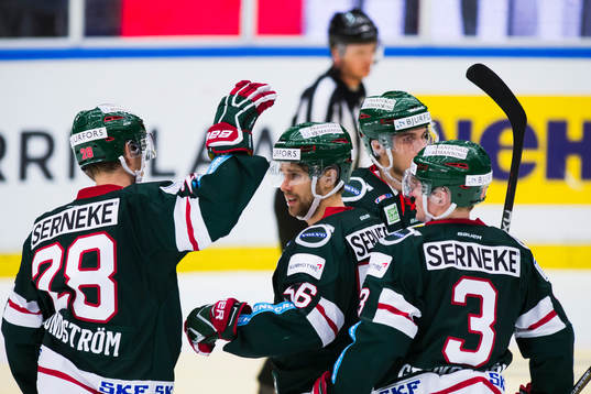 Frölundas Johan Sundström, Jonathan Sigalet och Carl