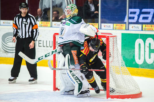 Brynäs Ponthus Westerholm fastnar bakom Färjestads