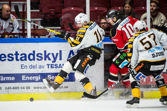 Malmö Redhawks Robin Alvarez mot Skellefteås Henrik Hetta