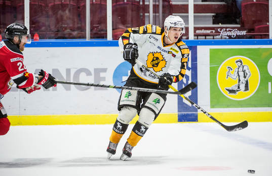 Skellefteås Henrik Hetta mot Malmö Redhawks Jens Olsson