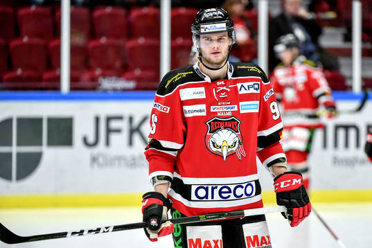 Malmö Redhawks Kim Rosdahl deppar
