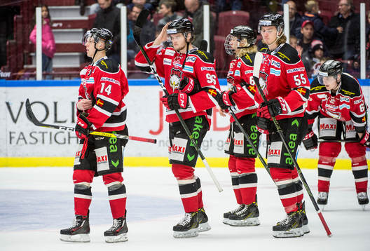 Malmö Redhawks Carl-Johan Lerby, Kim Rosdahl, Marcus
