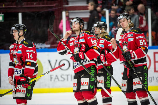 Malmö Redhawks Carl-Johan Lerby, Kim Rosdahl, Marcus