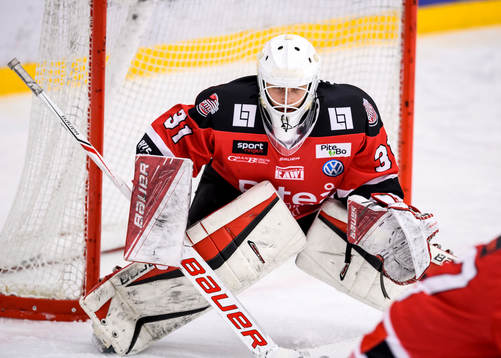 Piteås målvakt Albin Ström
