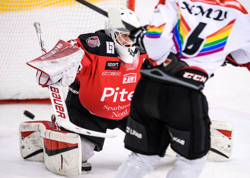 Piteås målvakt Albin Ström