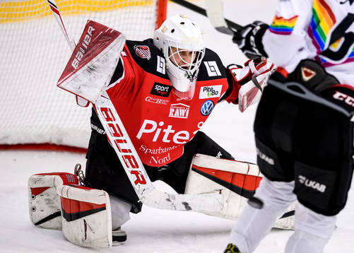 Piteås målvakt Albin Ström