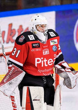 Piteås målvakt Albin Ström