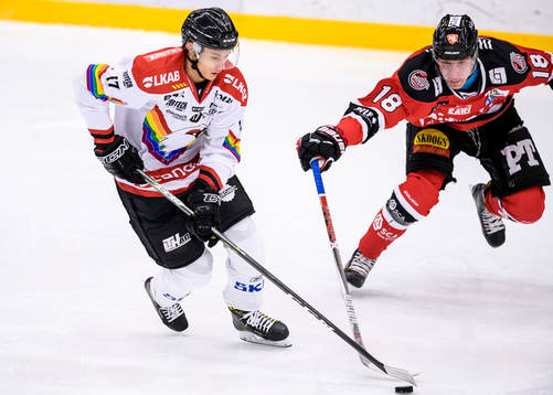Kirunas Rasmus Stridsman-Oja jagas av Piteås Samuel