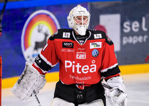 Piteås målvakt Joel Vännström