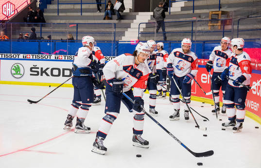 Zürich spelarna värmer upp