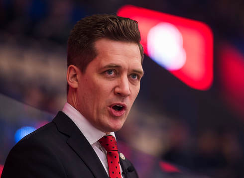 Växjös tränare Sam Hallam
