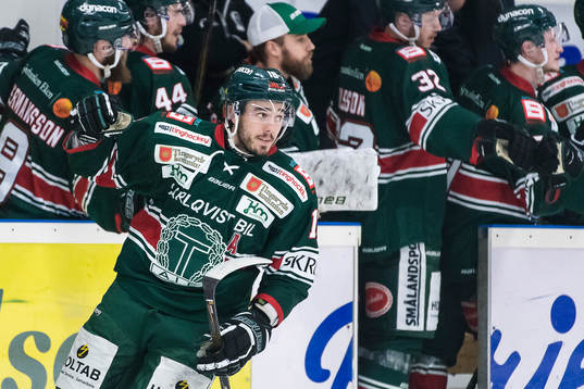 Tingsryds Jacob Dahlström jublar