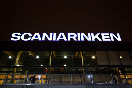 Generell vy utanför Scaniarinken