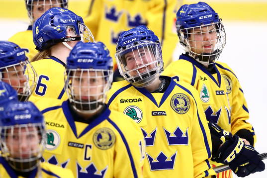Sveriges Lisa Johansson ser glad ut