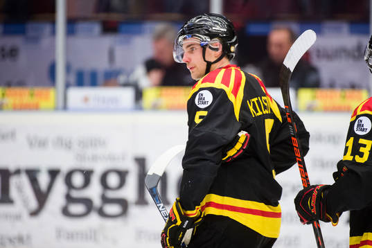 Brynäs Lukas Kilström deppar