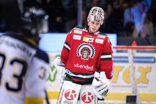 Frölundas målvakt Johan Gustafsson