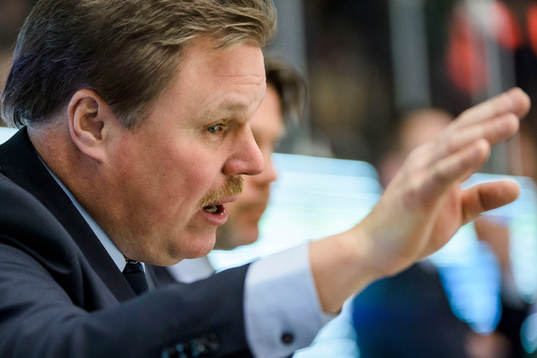 Färjestads Tränare Leif Carlsson