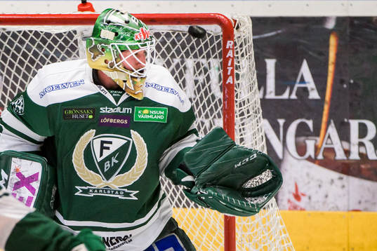 Färjestads målvakt Stefan Steen