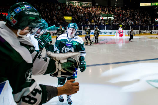 Färjestads Joakim Nygård jublar