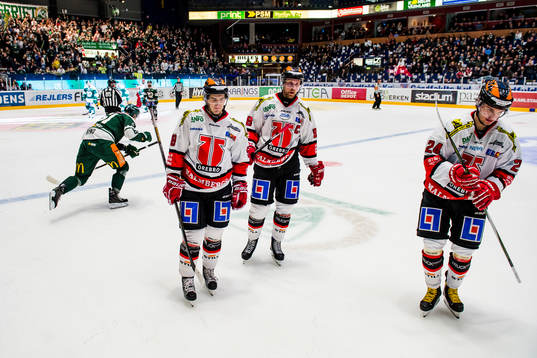 Örebros Nicklas Grossmann, Viktor Ekbom och Petr Zamorsky
