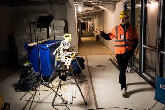 Helsingborg IFs arrangemangsansvarig Frederik Ericsson det