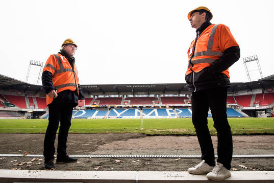 Helsingborg IFs arrangemangsansvarig Frederik Ericsson