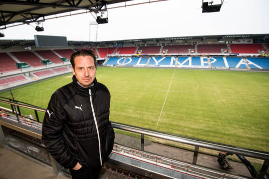 Helsingborg IFs arrangemangsansvarig Frederik Ericsson