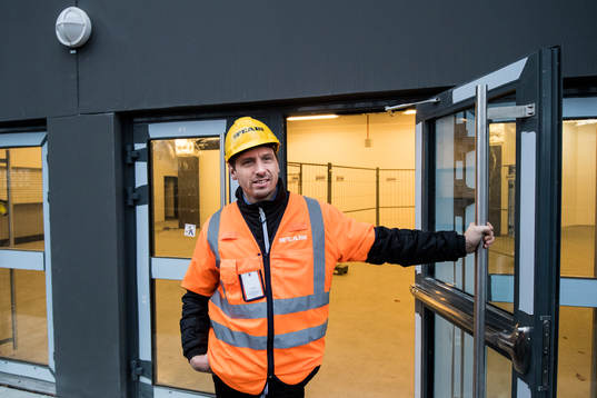Helsingborg IFs arrangemangsansvarig Frederik Ericsson