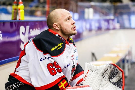 Malmö Redhawks målvakt Oscar Alsenfelt