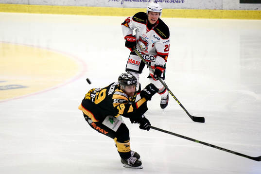 Skellefteås Andrew Calof och Malmö Redhawks Erik Forssell