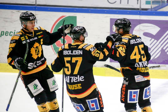 Skellefteås Joakim Lindström, Emil Djuse och Oscar