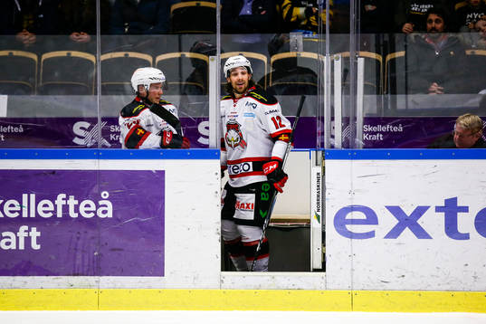Malmö Redhawks Andreas Thuresson och Erik Forssell  i