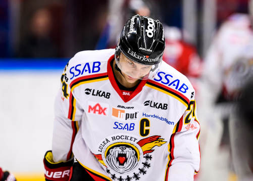 Luleås Johan Harju deppar
