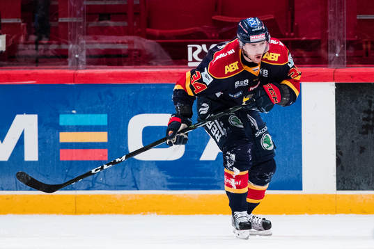 Djurgårdens Daniel Brodin jublar