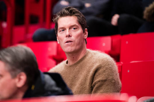 Thomas Enqvist på läktaren