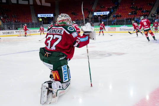 Frölundas målvakt Johan Gustafsson