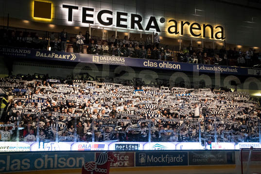 Leksands superstars innan ishockeymatchen i SHL mellan