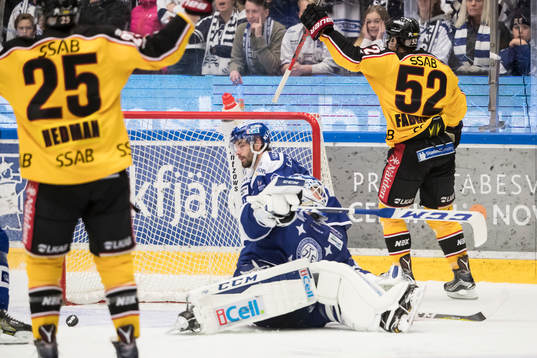 Luleås Karl Fabricius jublar