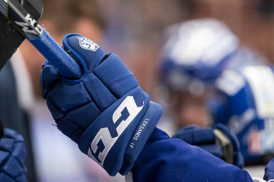 Leksands handske i ishockeymatchen i SHL mellan Leksand och