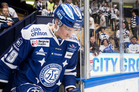 Leksands Tobias Forsberg utsedd till matchens krigare  i
