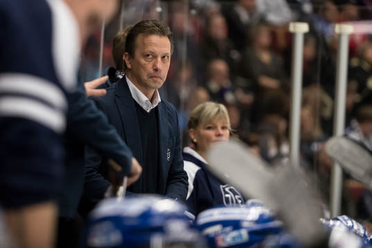 Leksands assisterande tränare Örjan Lindmark  i