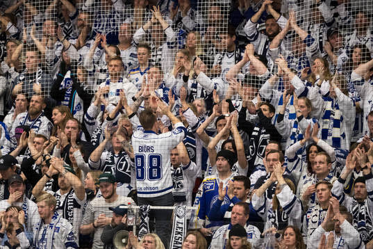 Leksands superstars i ishockeymatchen i SHL mellan Leksand