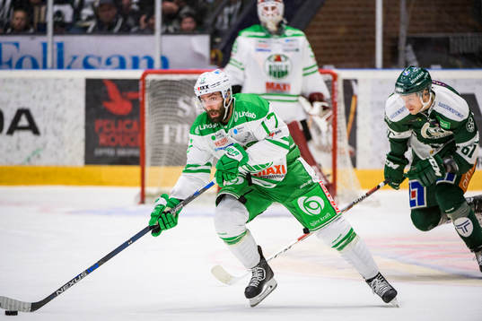 Rögles Taylor Matson och Färjestads Johan Ryno