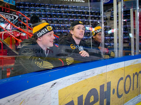 Skellefteås Linus Lindström, Filip Berglund och Khalid