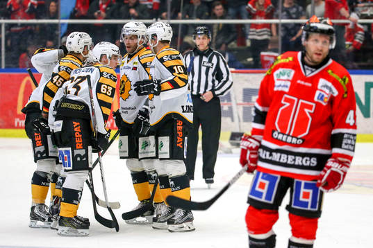 Skellefteås Sebastian Aho jublar