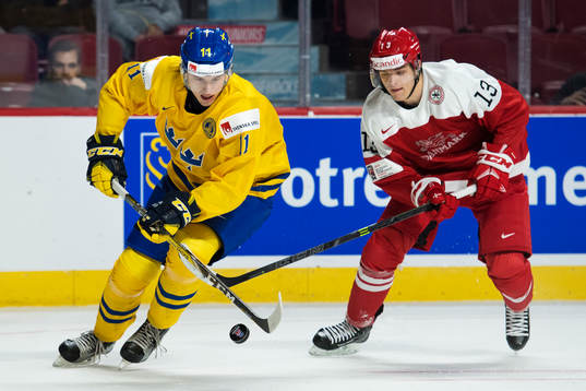 Sveriges Filip Ahl och Danmarks Christian Wejse